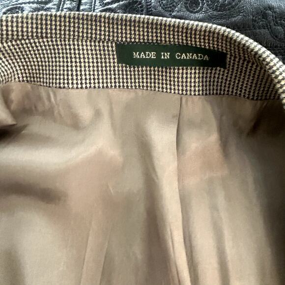 Vintage Ralph Lauren Houndstooth Sport Coat Costume Theater Academia 42R Retro - Picture 9 of 13